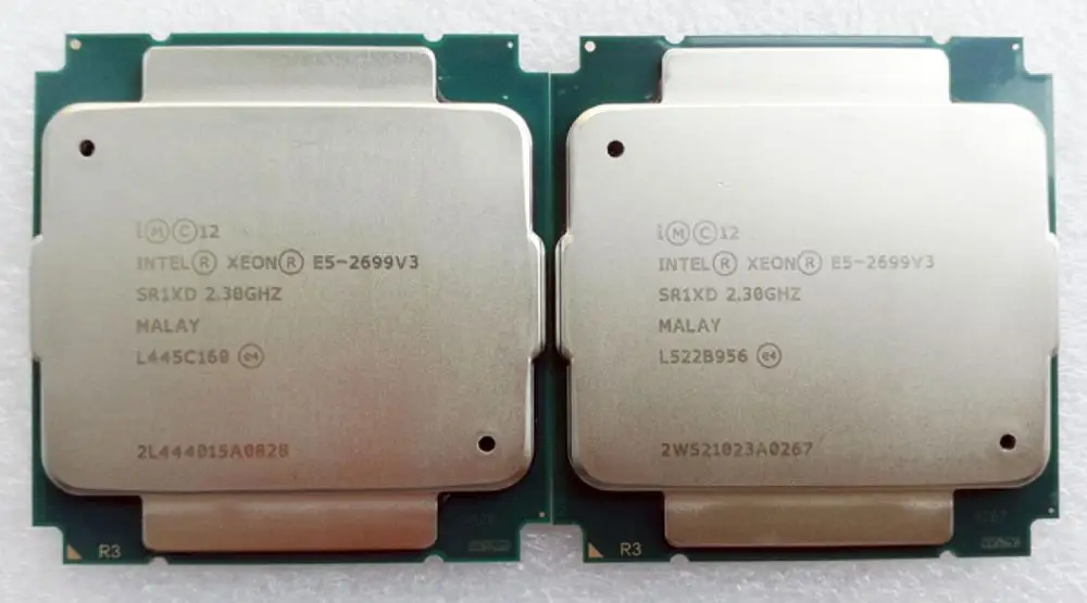 XEON E5-2699V3 2 30 GHZ 18-Core 45MB SmartCache E5-2699 V3 E5 2699 DDR4 1600/1866/2133 FCLGA2011-3 TDP145W | Компьютеры и офис