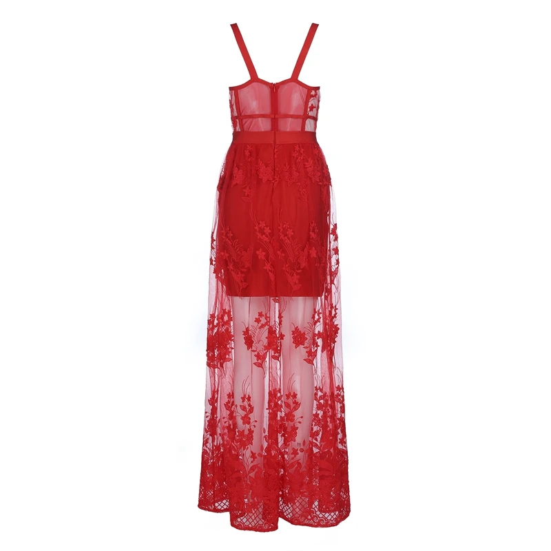 

INDRESSME Pretty Women Party Bandage Dress Sexy Off Shoulder Slash Neck Backless Split Midi Autumn Women Dress Vestidos 2019