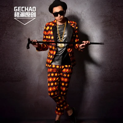 Костюм мужской в горошек пиджак серия комбинированных костюмов костюм для