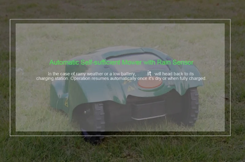 

With CE Approval China High Quality Garden Automatic Intelligent Robotic Lawn Mower