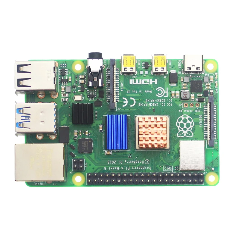 Алюминиевый радиатор для Raspberry Pi 4 Модель B 3 шт.|Аксессуары демонстрационных