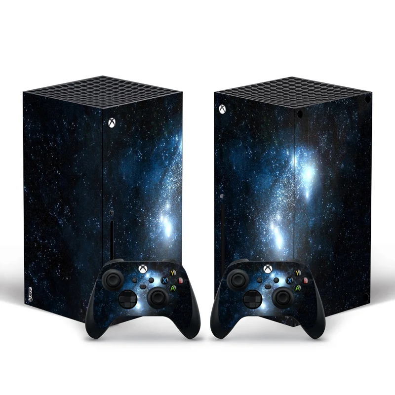 Наклейка для Xbox Series X, наклейка на кожу для консоли Xbox Series X и 2 контроллеров - изображение