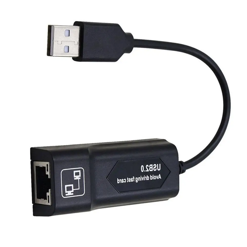 Адаптер локальной сети USB 2 0 сетевая карта к RJ45 LAN для Win7/Win8/Win10 Macbook Xiaomi Mi ПК