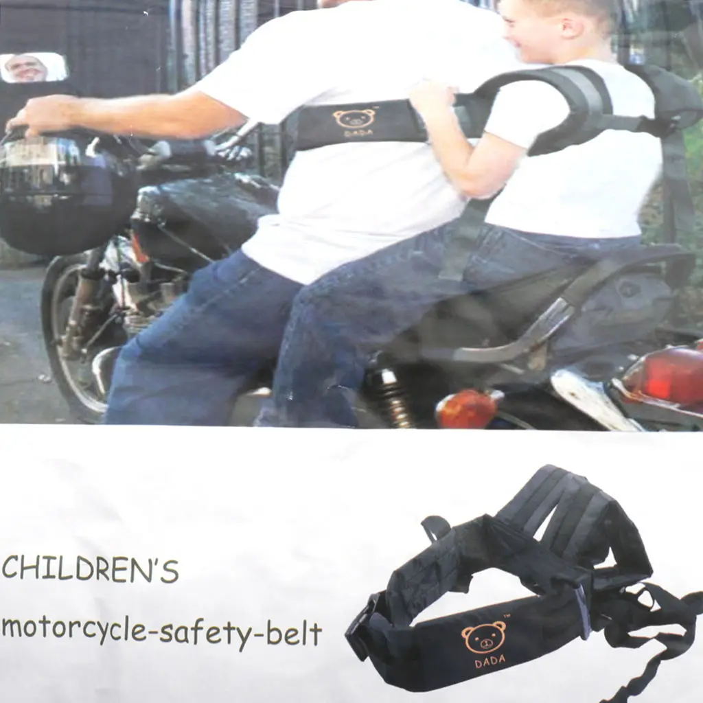 

MagiDeal Motorcycle Children Seat Anti Fall Harness Straps Safety Suspenders