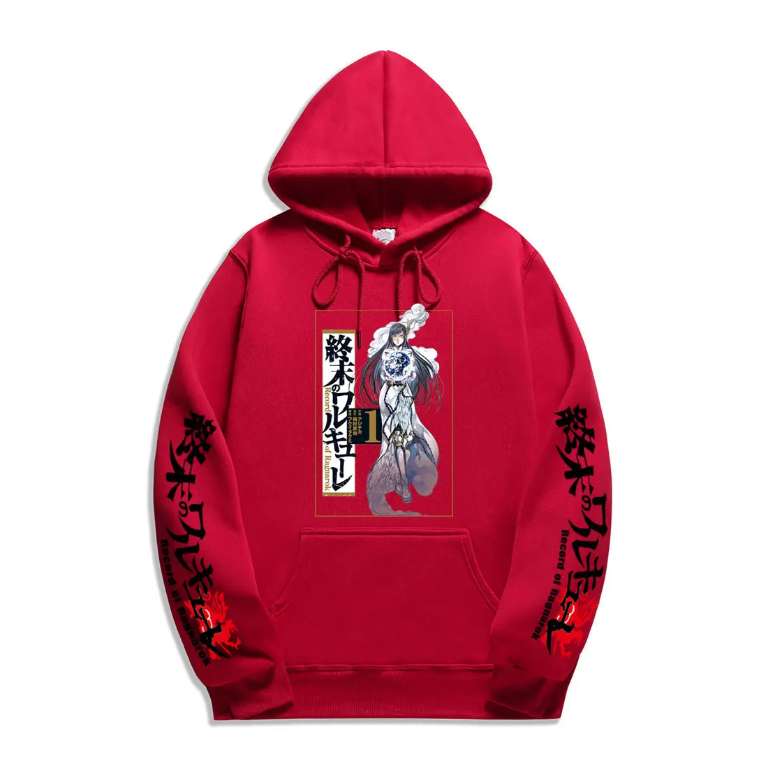 Новая трендовая японская толстовка с капюшоном и принтом героев аниме Ragnarok