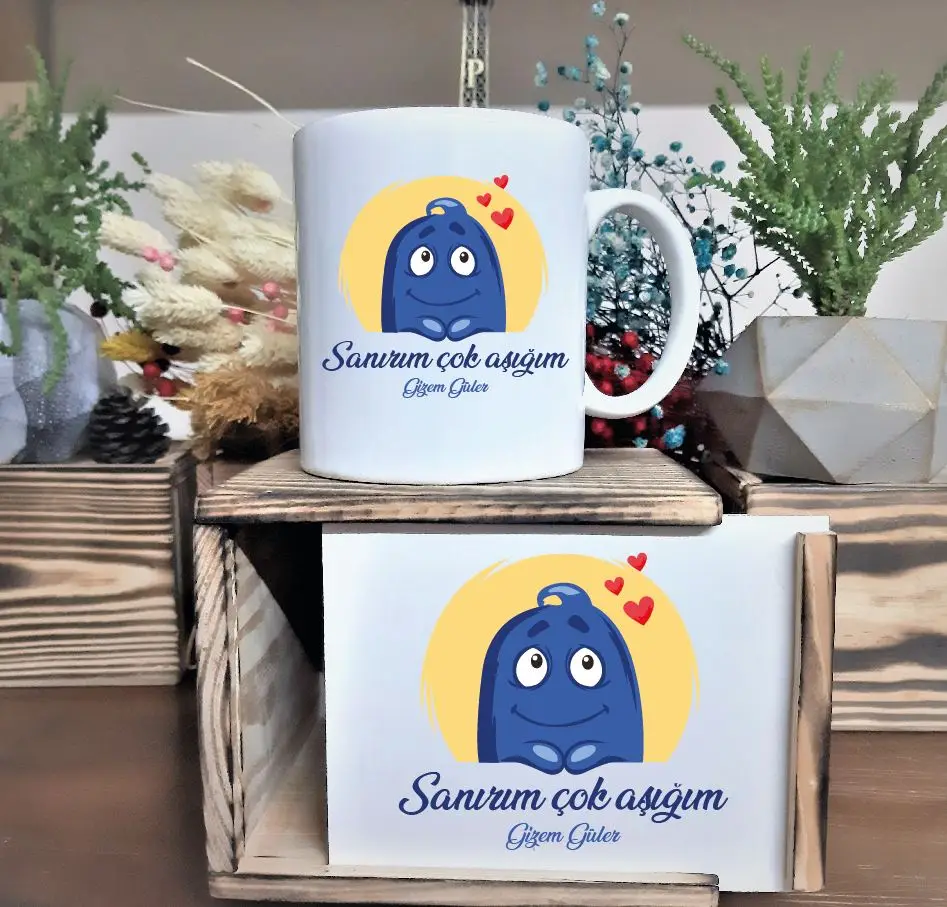 

Personalized Wood Boxed So In Love Mug Cup