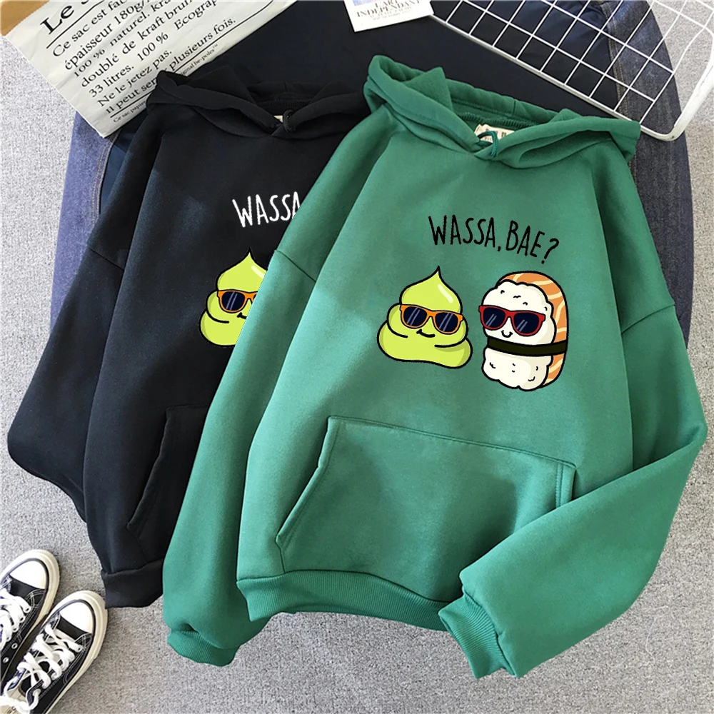 Толстовка Женская осенне-зимняя в стиле Харадзюку с авокадо | одежда