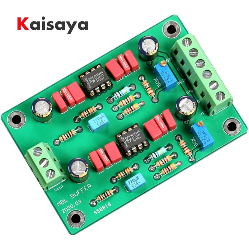 

MBL6010D плата предварительного усилителя NE5534 * 2 Op двухканальная буферная плата DC 15V T1485