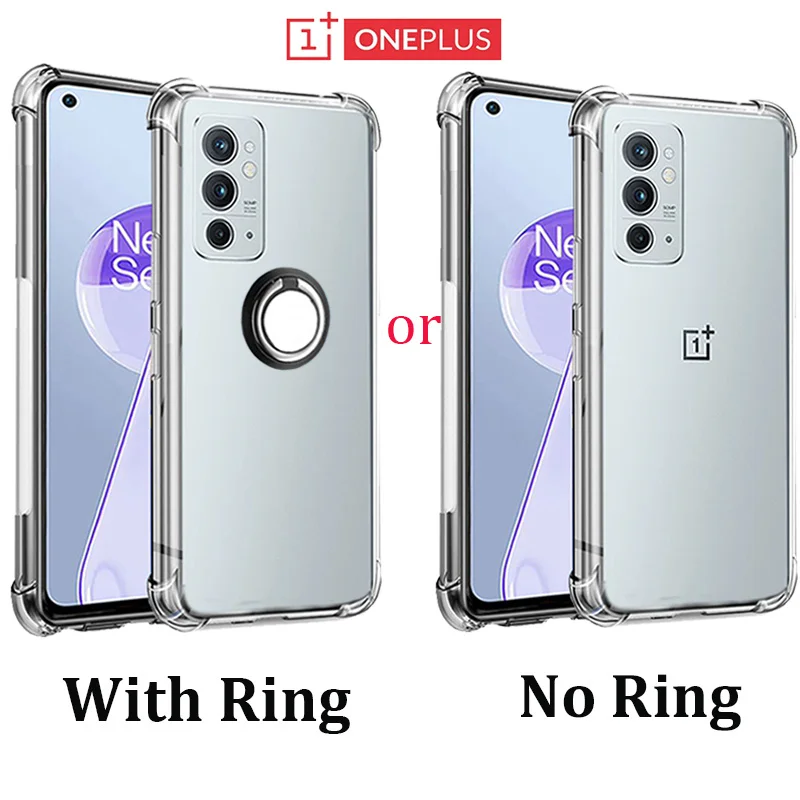 oneplus 9rt металлический чехол-подставка для 7 8 9 pro ультра силиконовый прозрачный