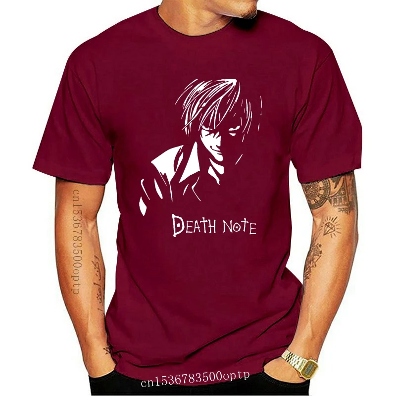 

New Death Note Japanese Anime Manga L Kira Ryuk Yagami Light shinigami T-Shirt Tee