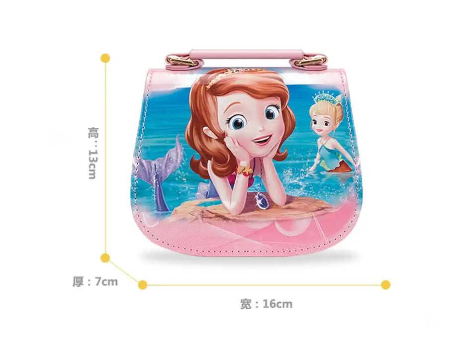 Новое поступление детская мини-сумка Детская сумочка с Эльзой сумка-тоут кошелек