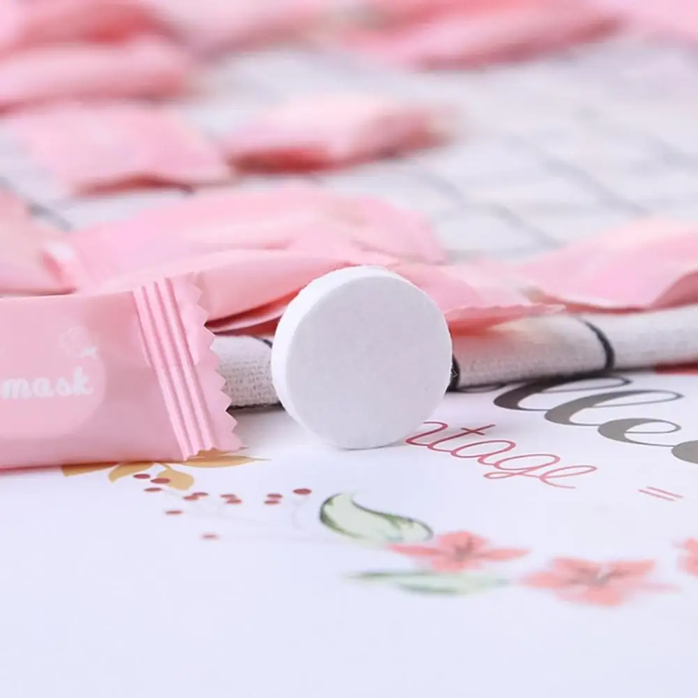 100 шт./компл. сжатый сухой Чехол портативная безопасная для кожи эффективная