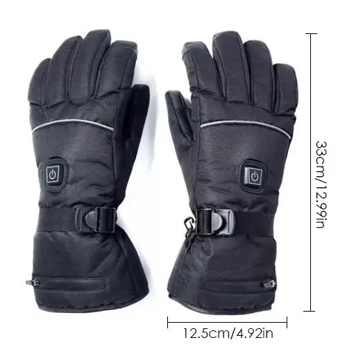 

Winter Thermal Gloves Waterproof Electric Heated Gloves 3200 MAh Battery Powered For Ski Climbing Heating Gloves