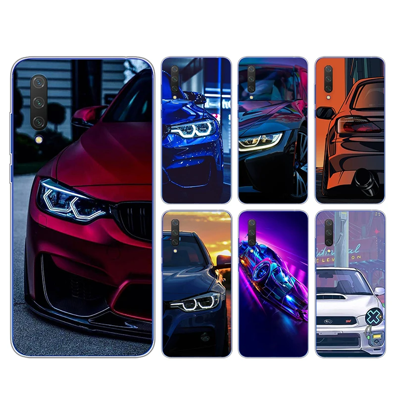 

Cool Sports Car Comic For Xiaomi Mi 11i 11 10T 10i 9T 9 A3 8 Note 10 Ultra Lite Pro 5G CC9 SE Soft Transparent Phone Case