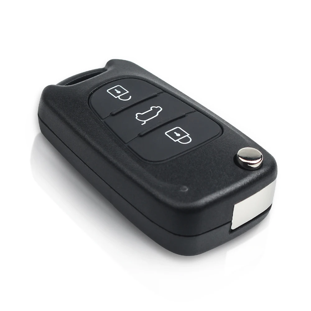 Складной дистанционный ключ KEYYOU с 3 кнопками брелок для Hyundai I30 IX35 433 МГц чип ID46 TOY40