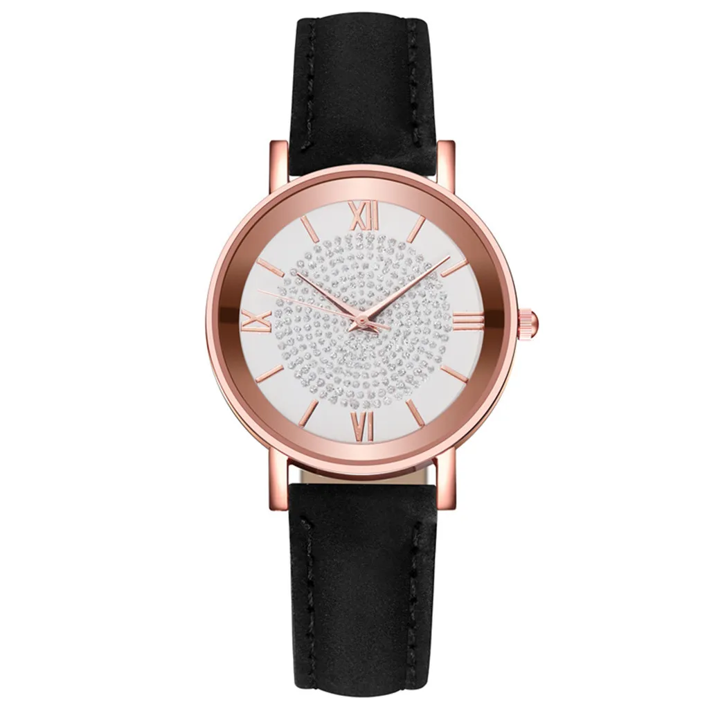Luxury Brand Leather Quartz Women's Watch Ladies Fashion Women Wristwatches Clock Dress Bracelet relogio feminino 533 | Наручные часы