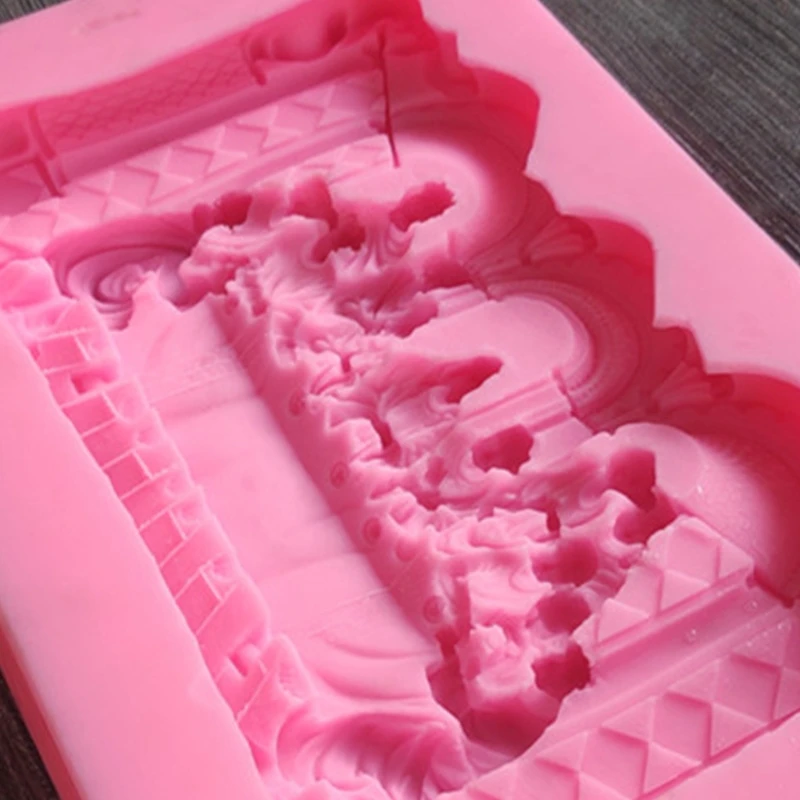 

The Last Supper Photo Frame Listing Mold DIY Silicone Resin Holder Frame Epoxy Frame Mold with Keychain Mold X7YA