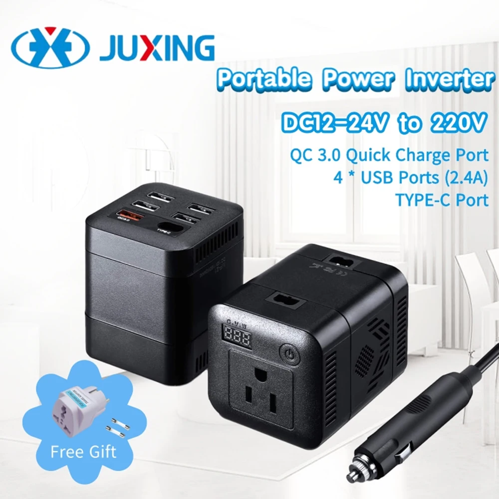 Преобразователь питания JUXING для грузовика/автомобиля инвертор постоянного тока