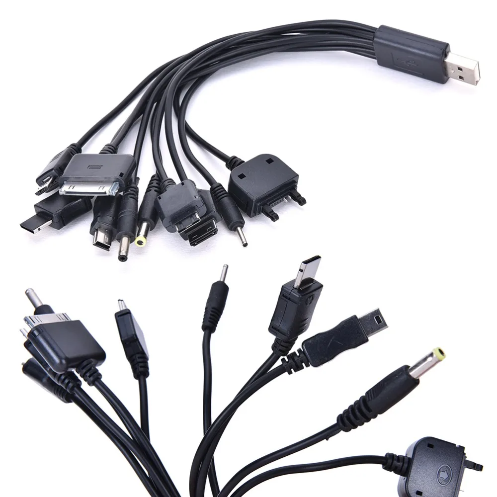 10 в 1 Выдвижной USB-кабель 2 0 Многофункциональный для зарядки многофункциональные