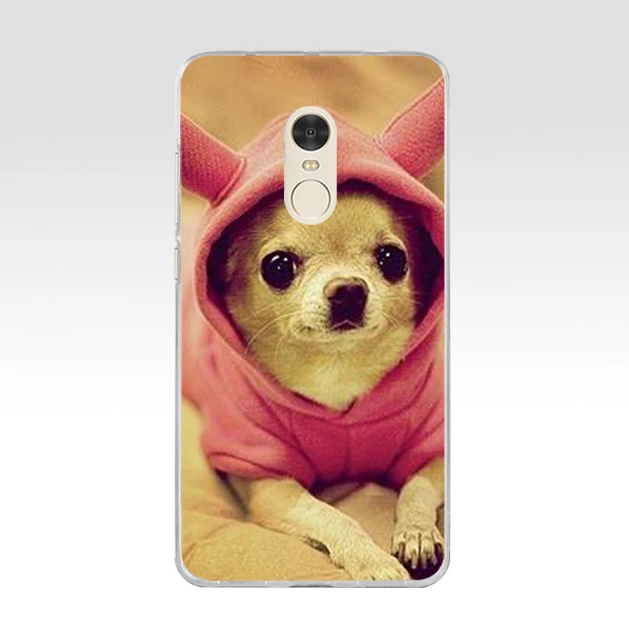 Мягкий Силиконовый ТПУ чехол 008FG для телефона чихуахуа собаки щенка xiaomi redmi 7 7a note