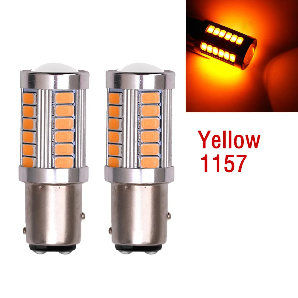 2 шт./компл. 1156 1157 33 SMD 5630 5730 Светодиодные Автомобильные стоп-сигналы