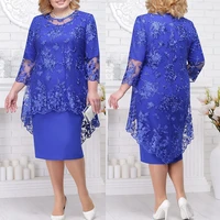plus size mother of the bride dresses women 2021 wedding party gown half sleeve chiffon robe mere de la mariee gift for women