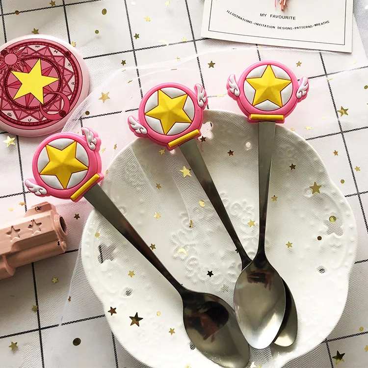 1 шт. Card Captor Sakura розовый Луна Аниме фигурки напечатанный рисунок детская одежда с