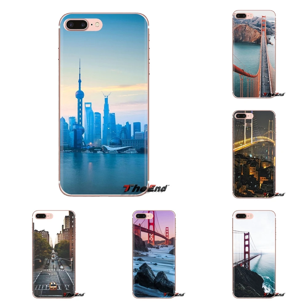 Прозрачный мягкий чехол обложка фильма моста Лос-Анджелеса для samsung Galaxy S3 S4 S5 мини