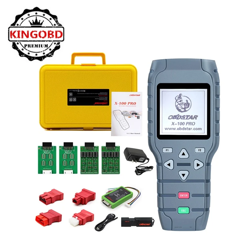 

OBDSTAR X100 X-100 PRO Auto Key Programmer (C+D) Type for IMMO+Odometer+OBD Software Get Free PIC and EEPROM 2-in-1 Adapter