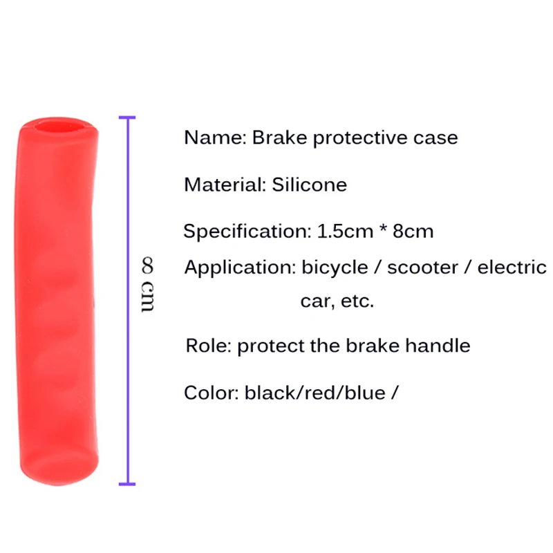 

1 Pcs Bicycle Handle Bar Grips Cover Brake Handle Cover MTB Mountain Bike Cycling Bicycle Silicone Anti-Slip Handlebar Soft Grip