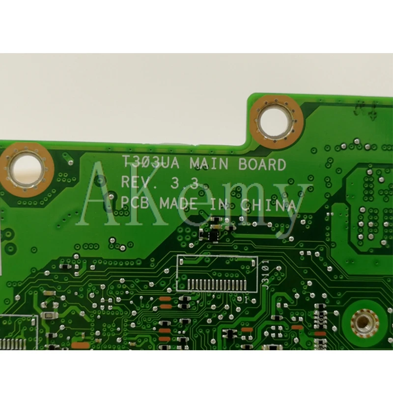 

AKEMY T303UA Laptop Motherboard For Asus T303U T303UA T303 Mainboard 100% test Ok I7-6500U CPU 16G RAM