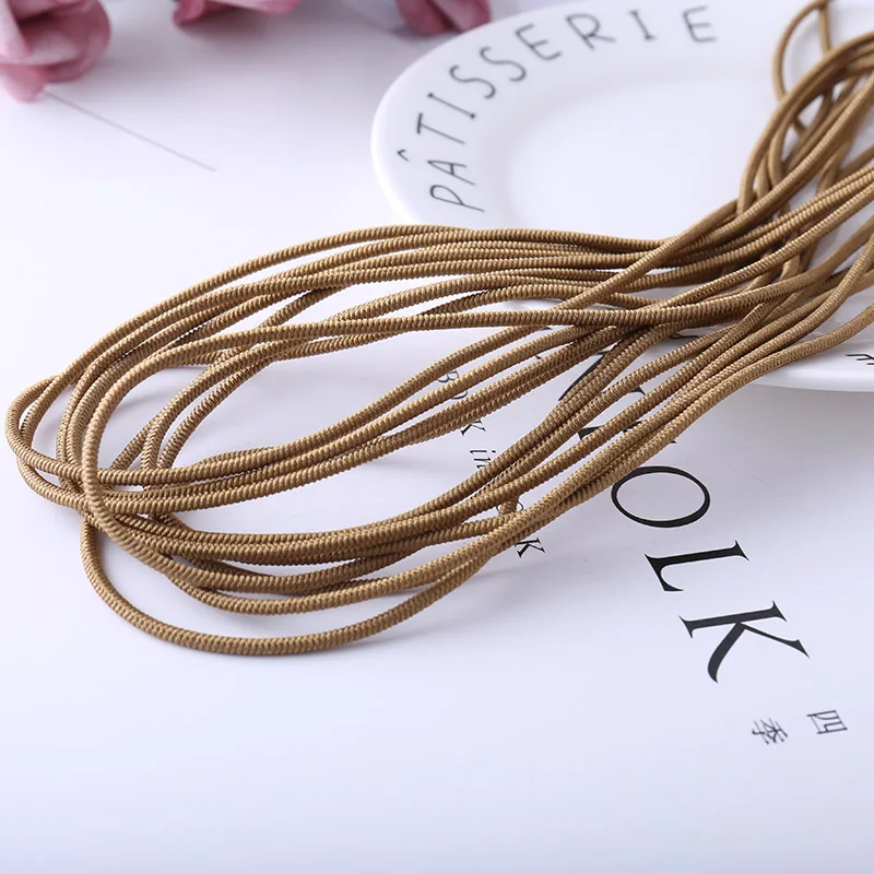 Круглая эластичная лента разноцветная резинка для шитья сделай сам 5 м 2