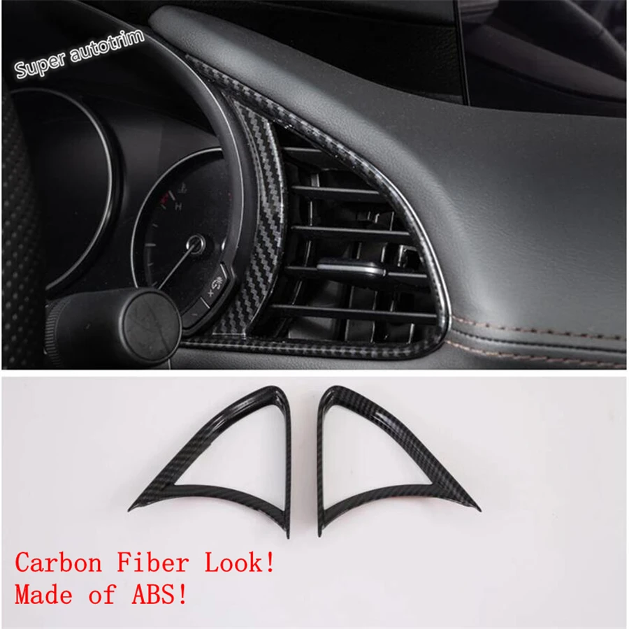 Lapetus внутренний Кондиционер AC Outlet Vent Frame Cover Trim подходит для Mazda 3 2019 2020 ABS