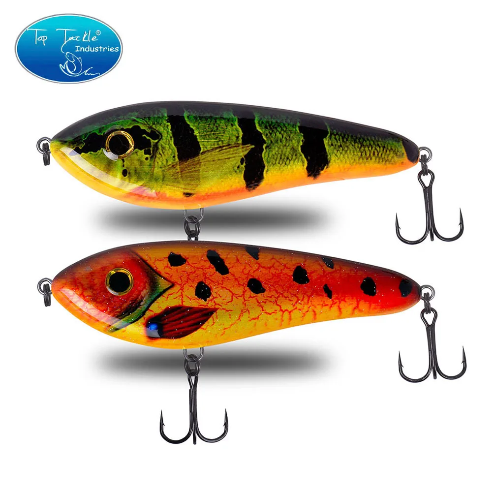 130mm 5" 70g Sinking Artificial Bait Rattle JerkBait Pike Bass Fishing lure Tackle Big VIB Bite Resistanse