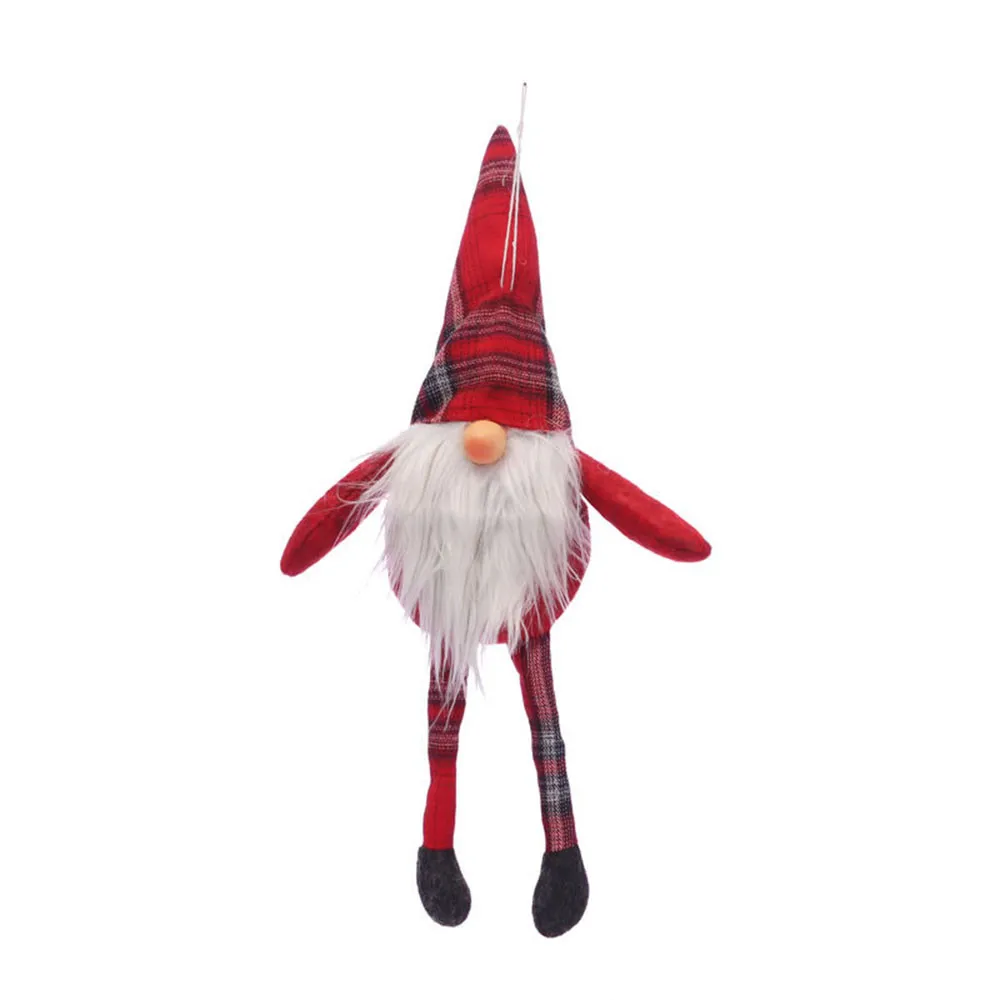 Рождественская тканевая кукла ручной работы с Сантой подарок на день рождения