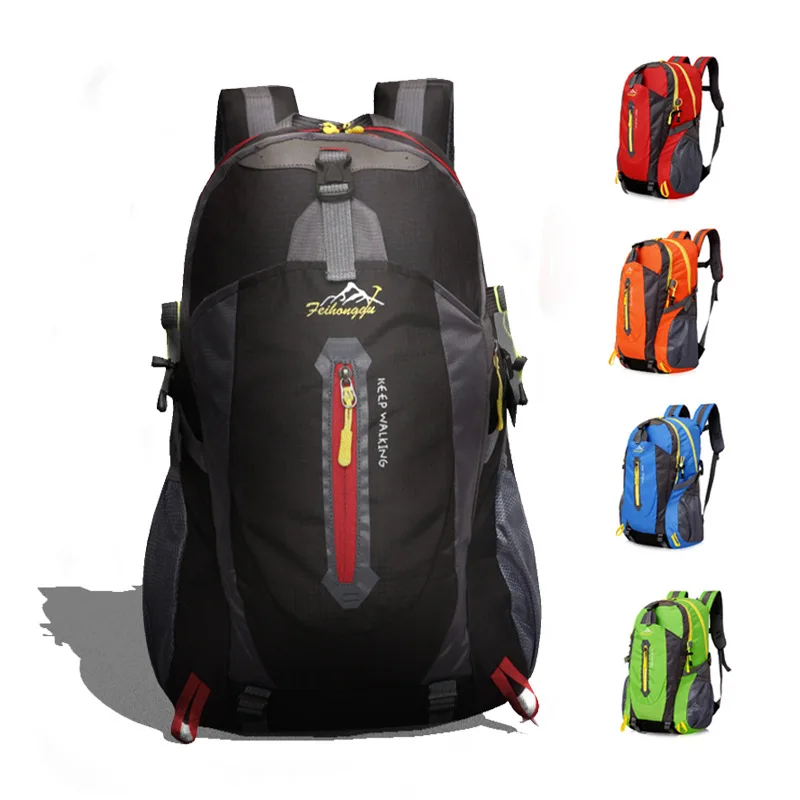 

40L waterproof travel backpack female outdoor hiking bag male student school bag sports backpack