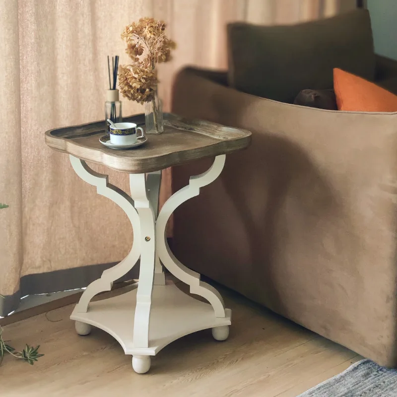 Французский стиль кантри старый столик Американский Ретро деревянный цвет