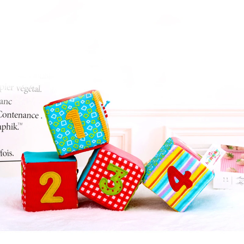 6 шт./компл. тканевые строительные блоки новинка Детская тканевая кукла Мягкая