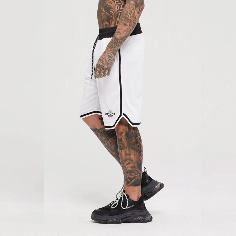 

New Men Fitness Bodybuilding Shorts Man Summer Gyms Workout Male Breathable Mesh Quick Dry Sportswear Jogger basketball Short