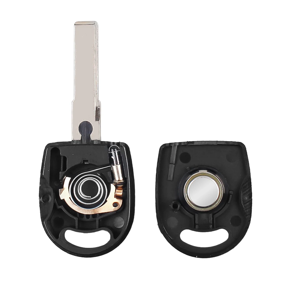 KEYYOU 10 шт. чехол для ключа транспондера без чипа VW Polo Golf Passat SEAT Ibiza Leon SKODA светильник