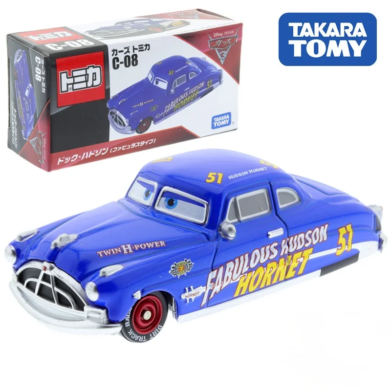 

TOMYs Super Simulation Racing Story C-08 Dr Blue Sky Alloy Car Model Gift for Children
