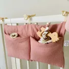 Детская прикроватная сумка для хранения, органайзер для детской кроватки, подвесная сумка для детских принадлежностей, подвесной держатель для детской кроватки