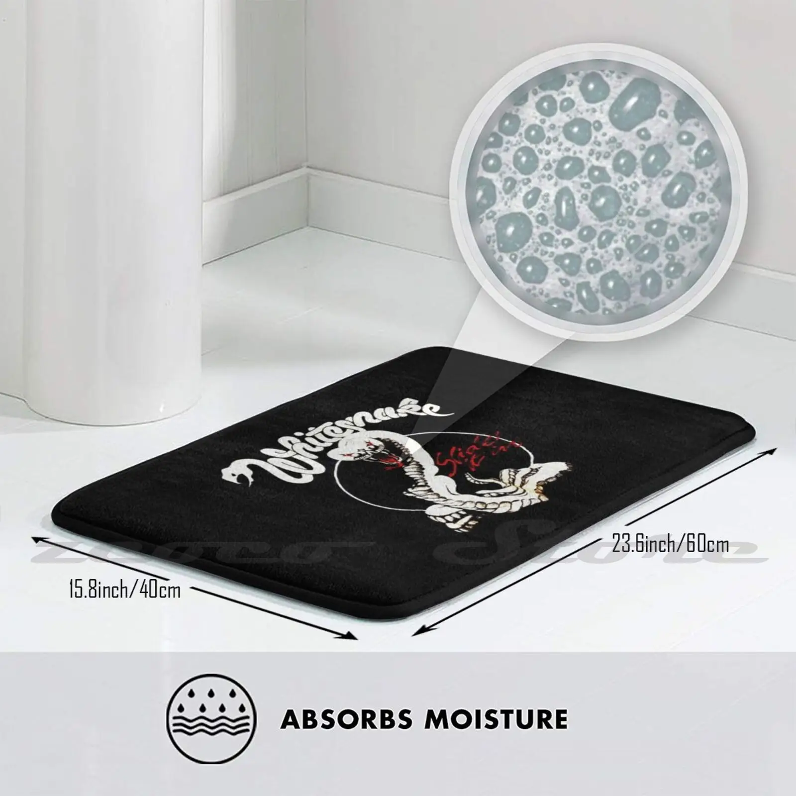 Белые змеиные браслеты новогодние логотипы коврики для двери нескользящий