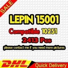 DHL создатель эксперт город Вид из окна 15001 15002 15003 15006 15007 15008 15009 15010 модель, конструкторные блоки, Детские кубики, игрушки в ассортименте - Цвет: 15001