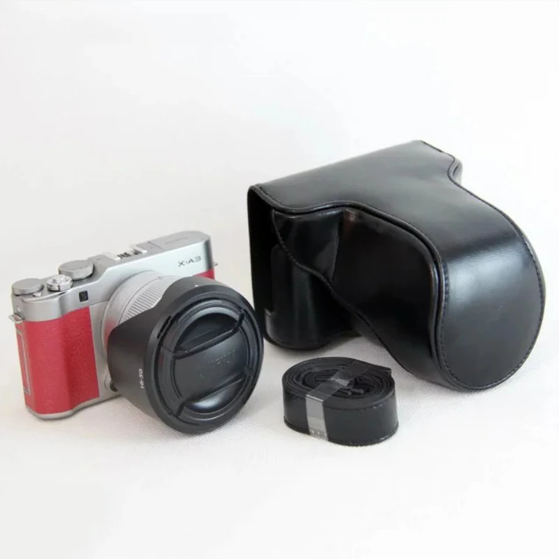 Ретро камера Чехол сумка для Fujifilm XA3 Fuji X-A3 кожаная прочная аксессуары крышка