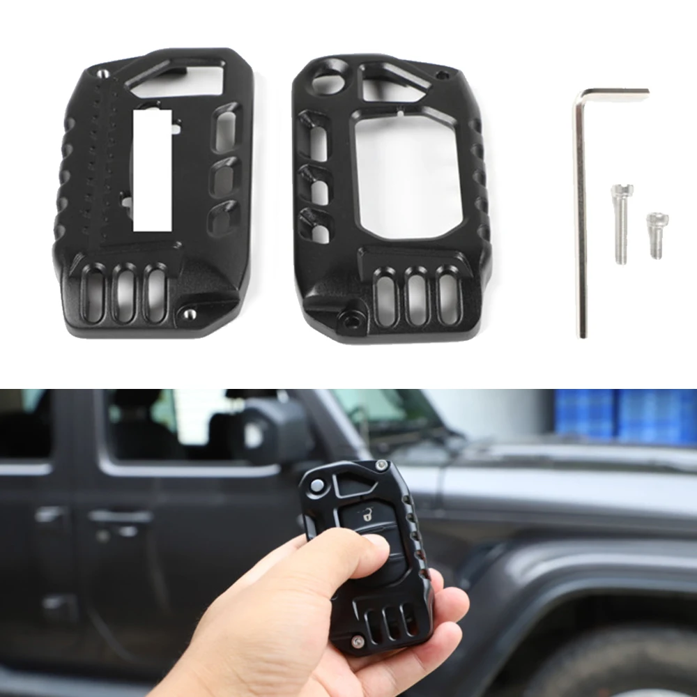 

Luxury Case Vivid Key Cover For Jeep Wrangler Gladiator JL JT Parts 1x