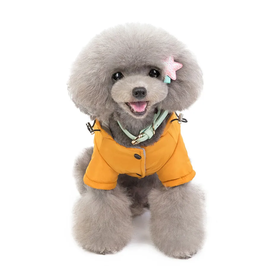 Высококачественная одежда для домашних животных Утепленная зимняя куртка