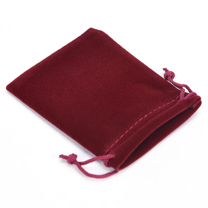 

10 pcs 7x9cm Velvet Drawstring Pouches Jewelry christmas Gift Bag packing Bags
