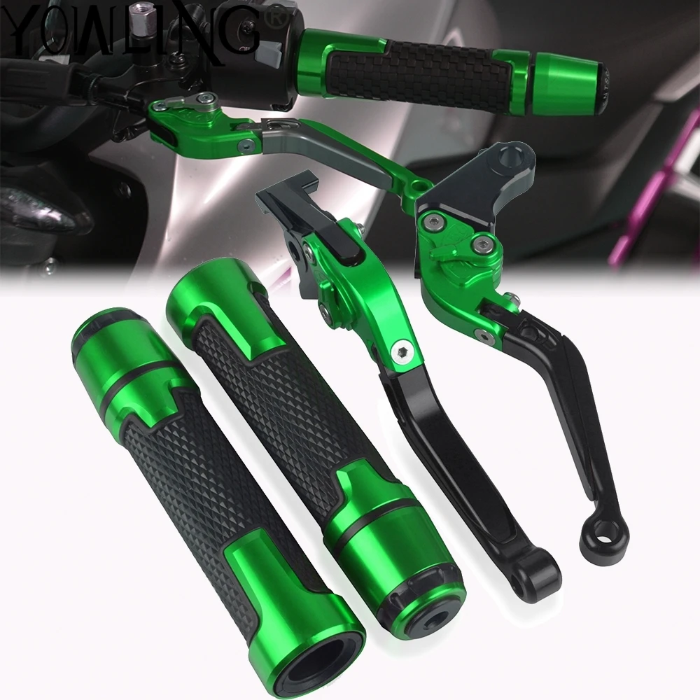 

Для Kawasaki EX250R EX 250R 2008 2009 2010 2011 2012 Мотоциклетные аксессуары алюминиевые тормозные рычаги сцепления руля наконечники