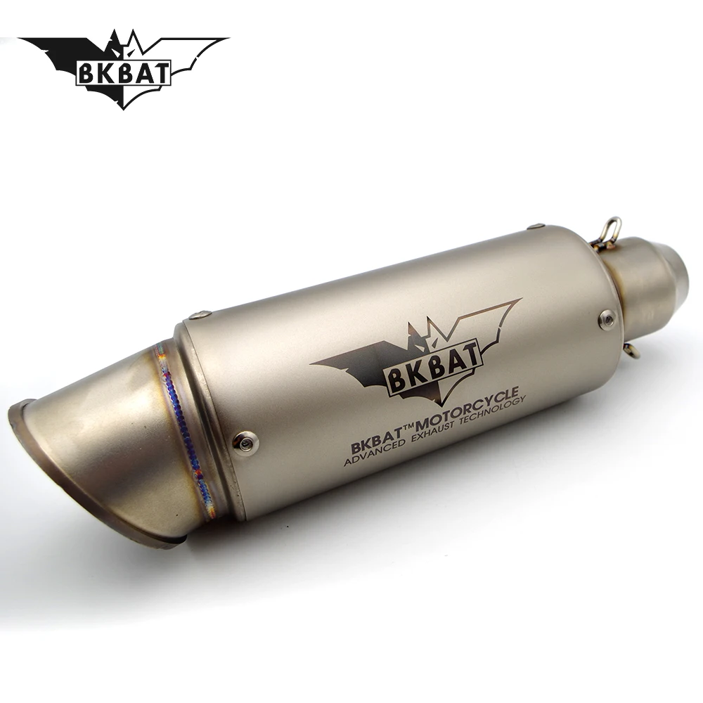 

51MM ak Titanium motorcycle exhaust pipe muffler scooter exhaust For vfr1200x gsx r600 k8 2008 Nexus Gilera 300cc Tmax 500